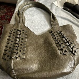 Anthropologie Olive Green Handbag